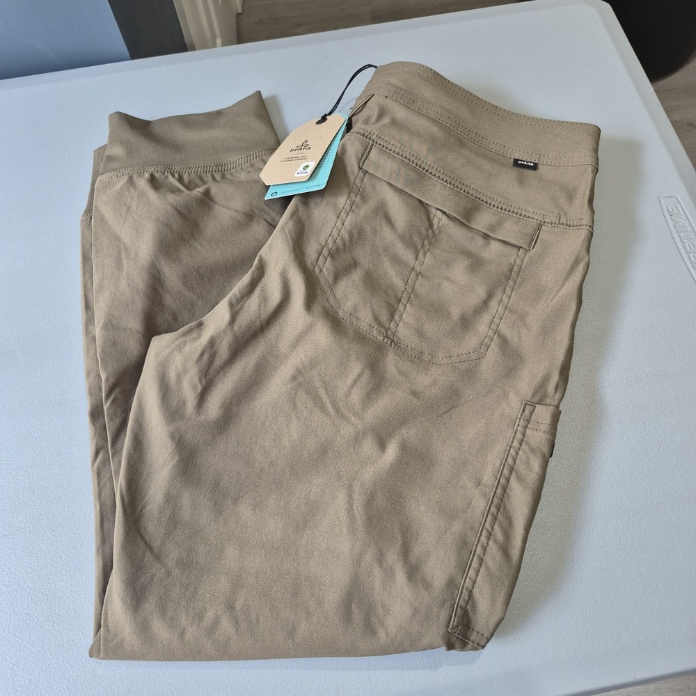 Prana Pants Womens 14 Slate Green Halle II Jogger Cargo Performance Hiking New